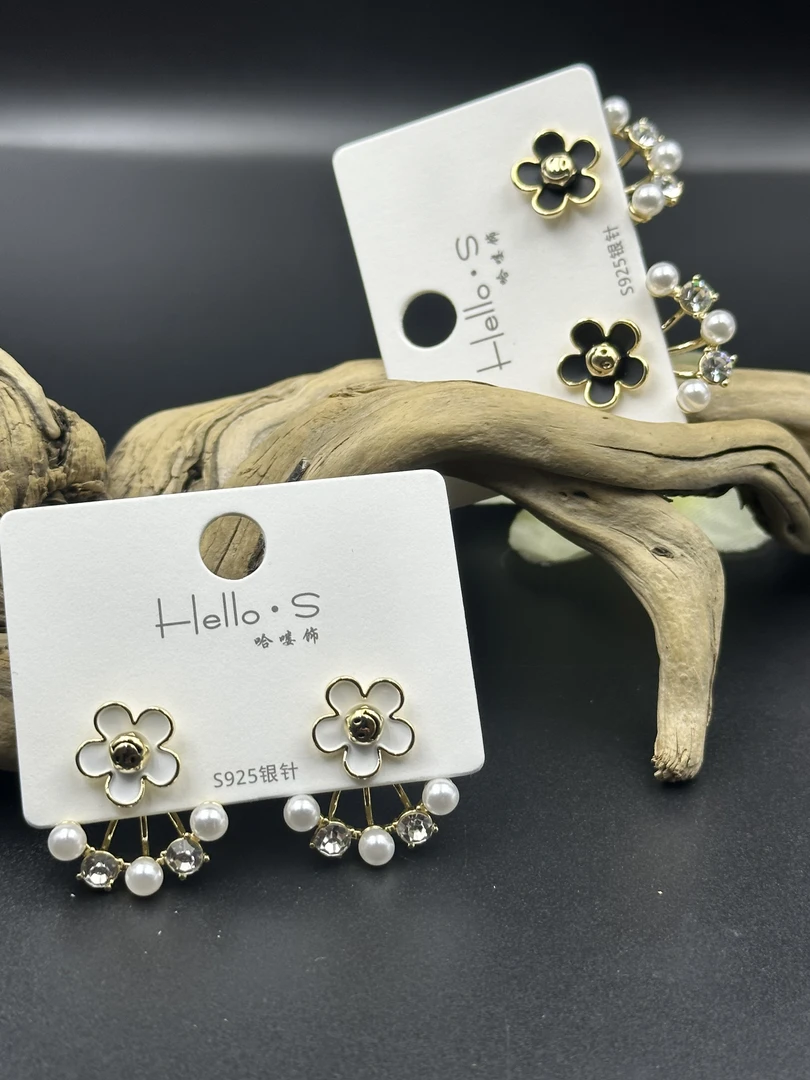 合金耳饰 925银时尚耳钉气质