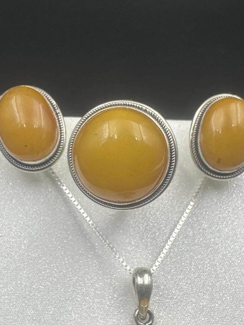 合金项链 民族风项链戒指耳钉组合套装饰品