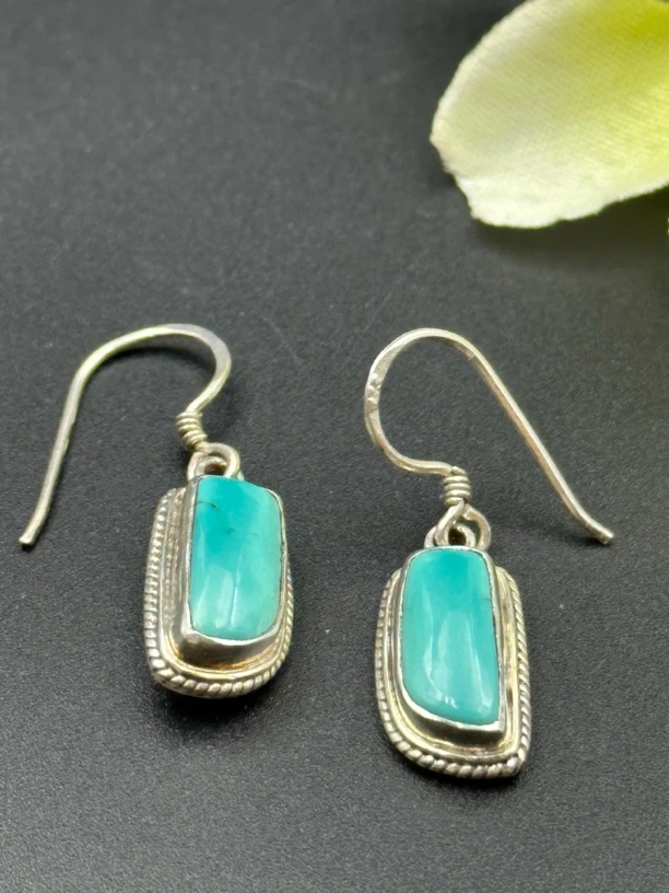 合金耳饰 民族风耳环气质耳饰时尚绿色