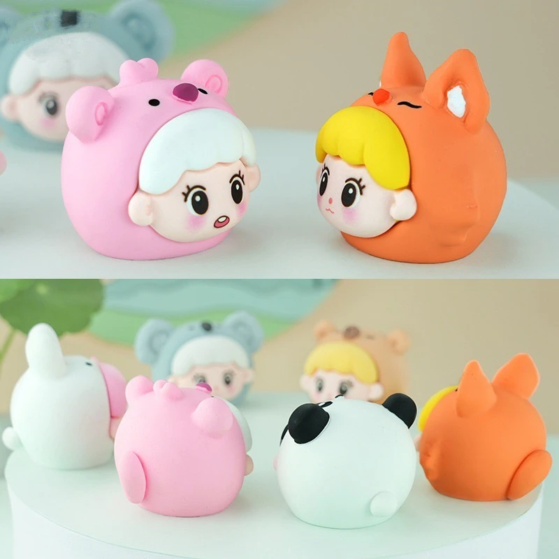 【对对碰+许愿】树脂摆件萌粒卡通动物公仔居家小摆件可爱潮玩代拆