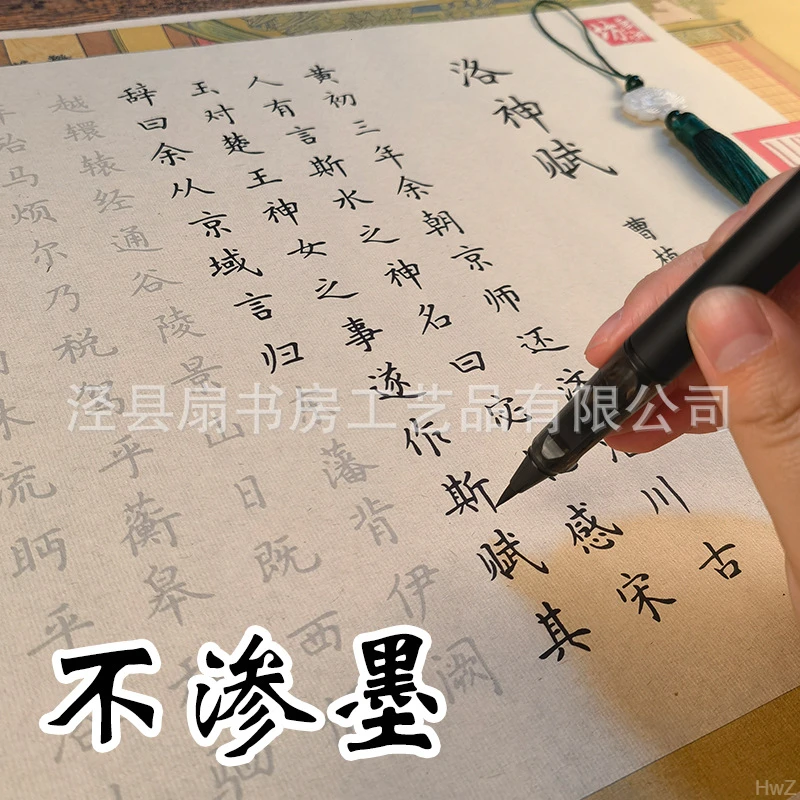 洛神赋字帖硬笔小楷钢笔式毛笔书法兰亭序临摹练古风复古彩绘
