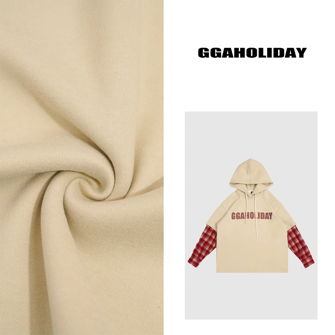 24新款轻奢休闲百搭复古韩版显瘦定制“假两件烫钻”卫衣144068