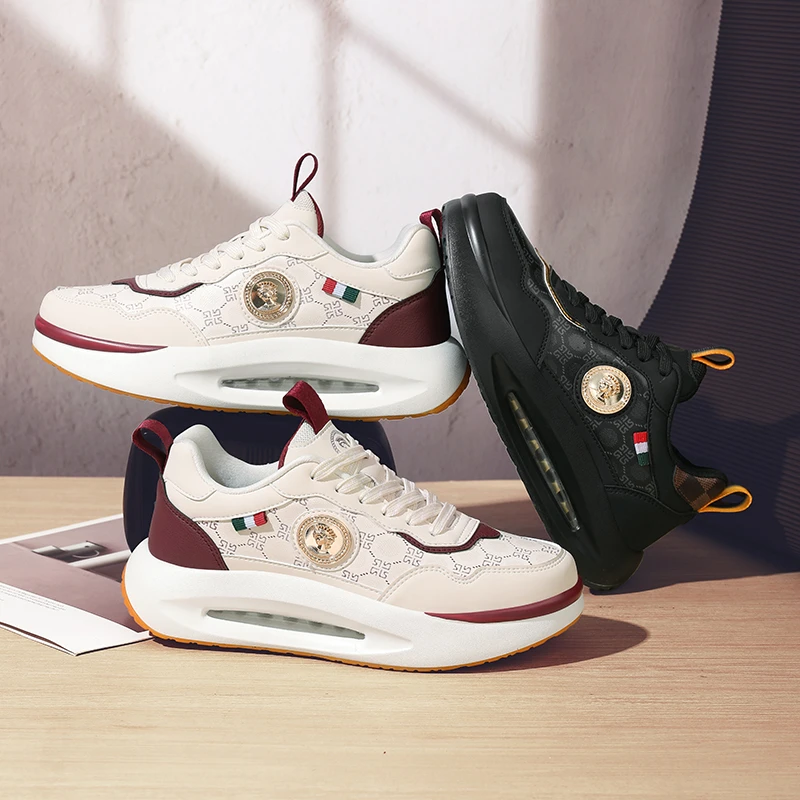 WeikoVasaci/维客瓦萨奇新款欧美轻奢时尚情侣真气垫休闲鞋