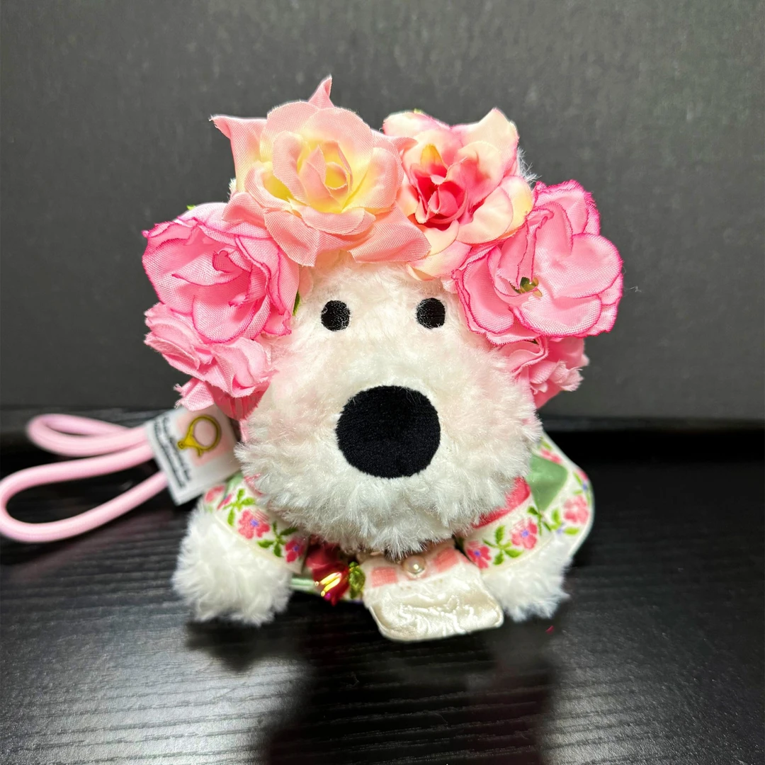 【现场铲】西高地玩偶公仔垂耳兔长耳兔包包挂件