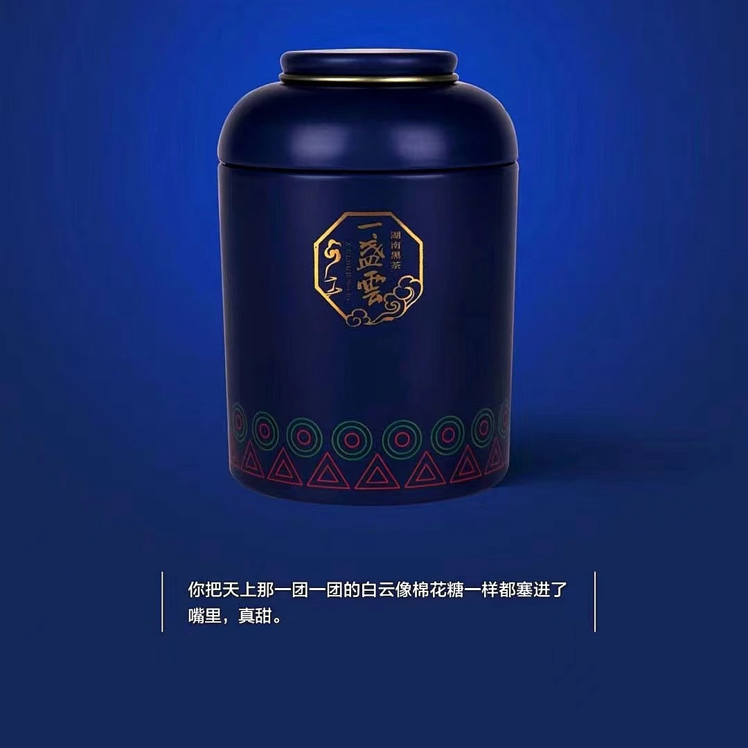 一盏雲 安化黑茶2010年六步溪云境天尖茶50g黑茶