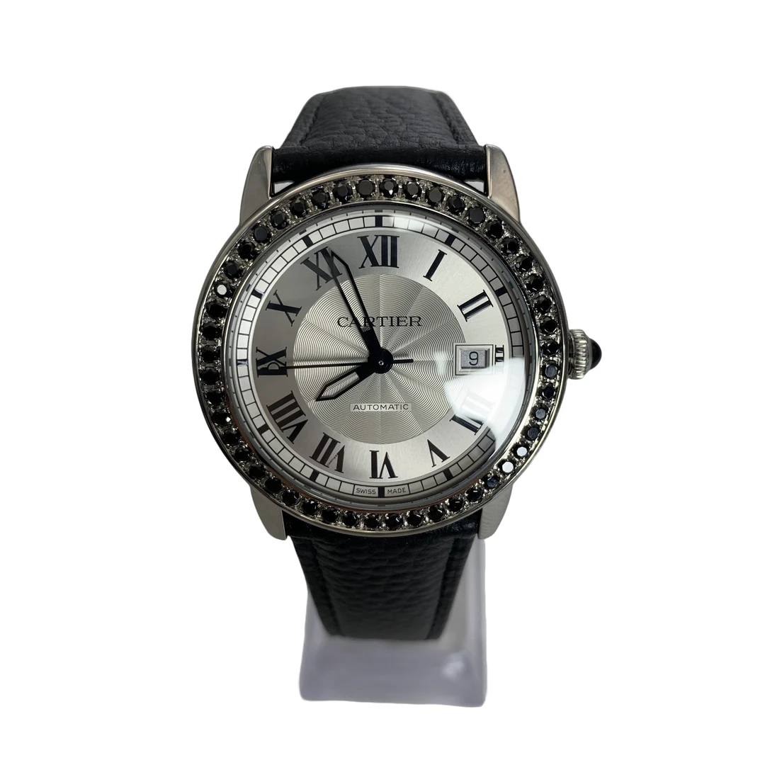 95新 Cartier/卡地亚 伦敦系列 机械 后钻 42MM