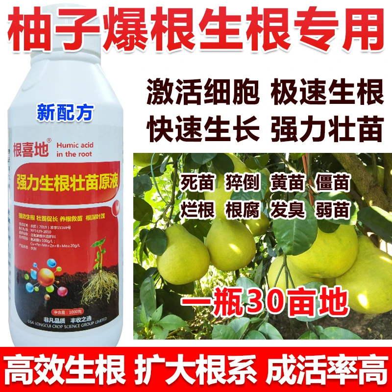 爱丰收柚子生根剂植物生根液快速生根粉强力生根剂生根壮苗柚子原