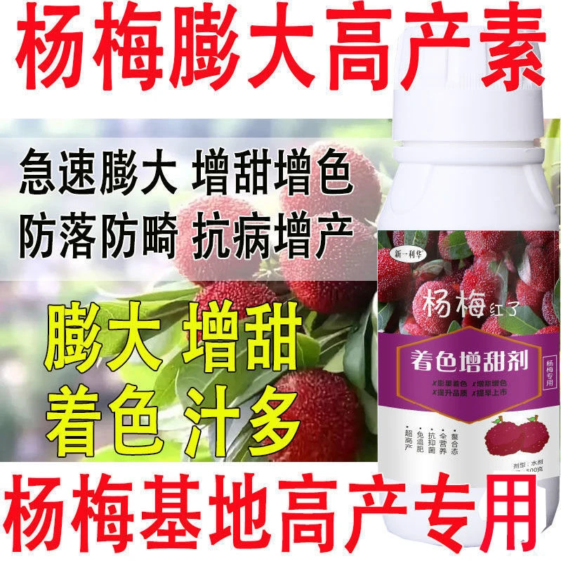 爱丰收杨梅专用叶面肥杨梅膨果素膨大素肥料增产叶面肥杨梅树专用