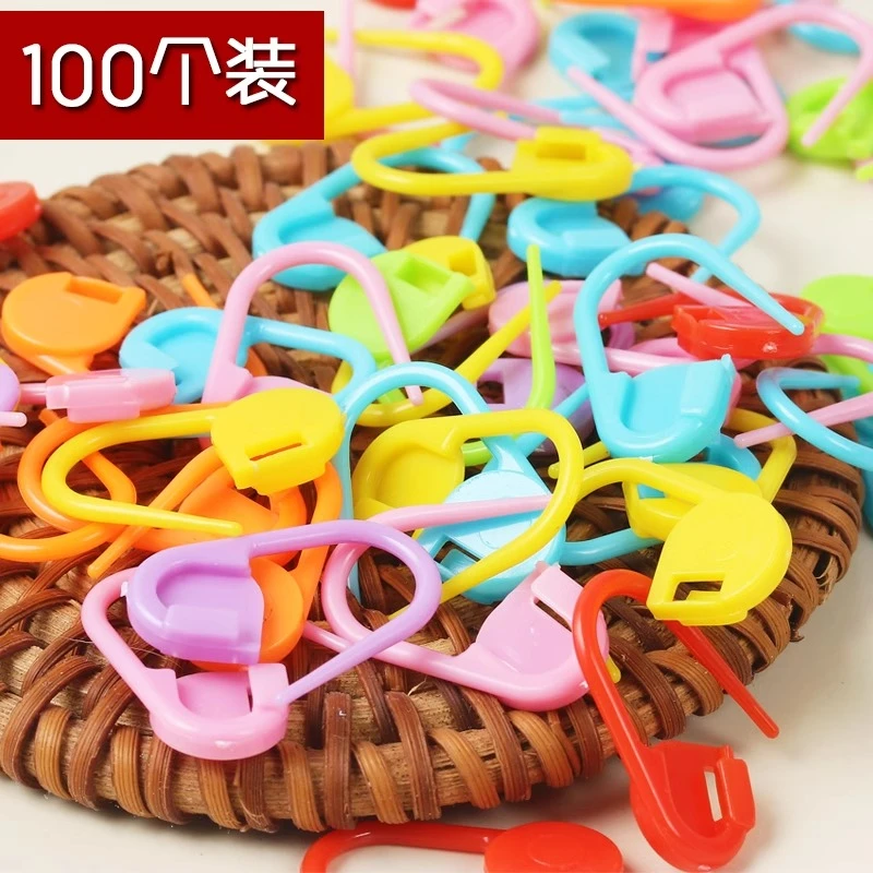 彩色毛衣手工编织衣服工具记号扣钩织鸡记号扣棒针钩针毛线记号扣