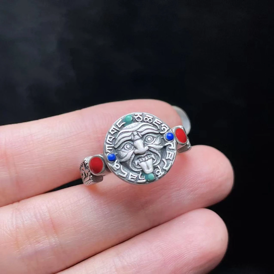 足银银制品 【曹掌柜精选】22  G3457-S990足银戒指-13×3mm-