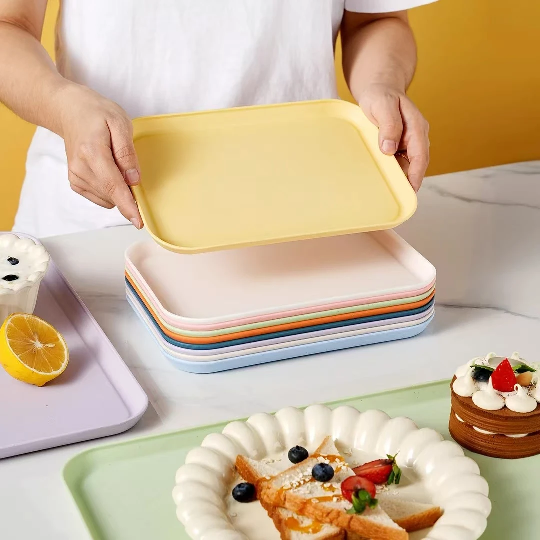 多用途餐盘创意托盘北欧风网红甜品餐盘家用水果盘餐厅幼儿园