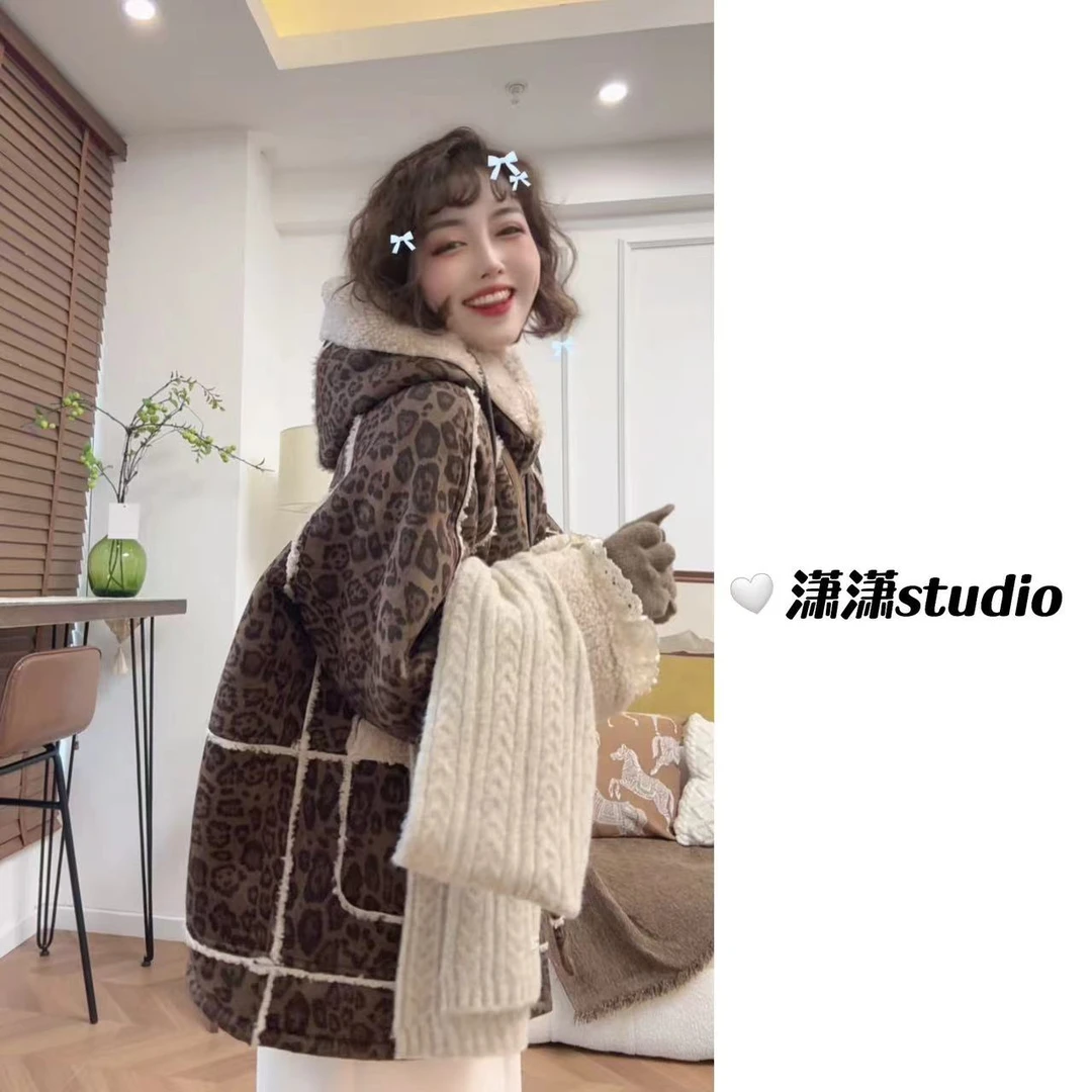 【浪漫雪季】潇潇自制连帽款定制加厚面料保暖抗风中长款外套XS2247