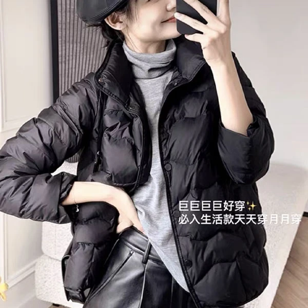 【乔恩姐姐】速暖鹅绒服 轻暖短款羽绒服打底外套SP04
