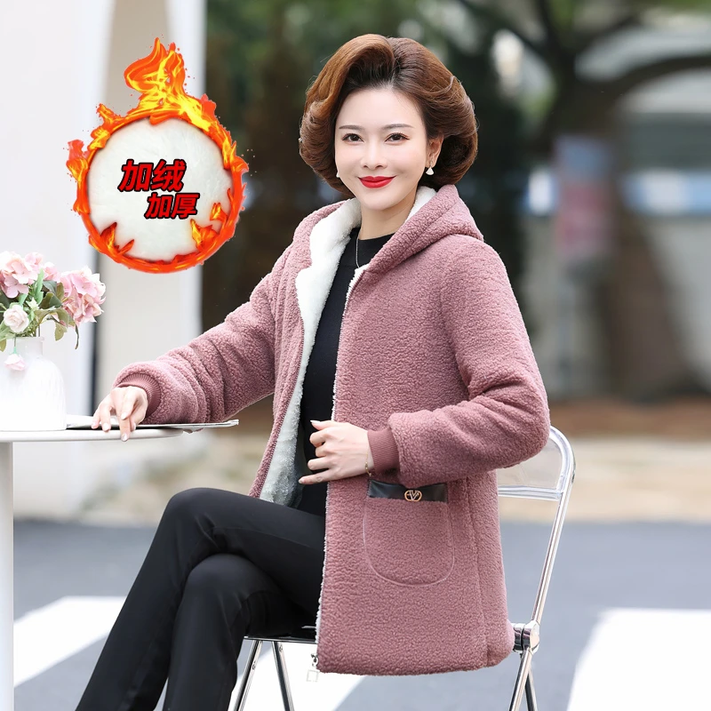 中老年棉服女阔太太妈妈冬装2022新款中年女装短款棉袄外套