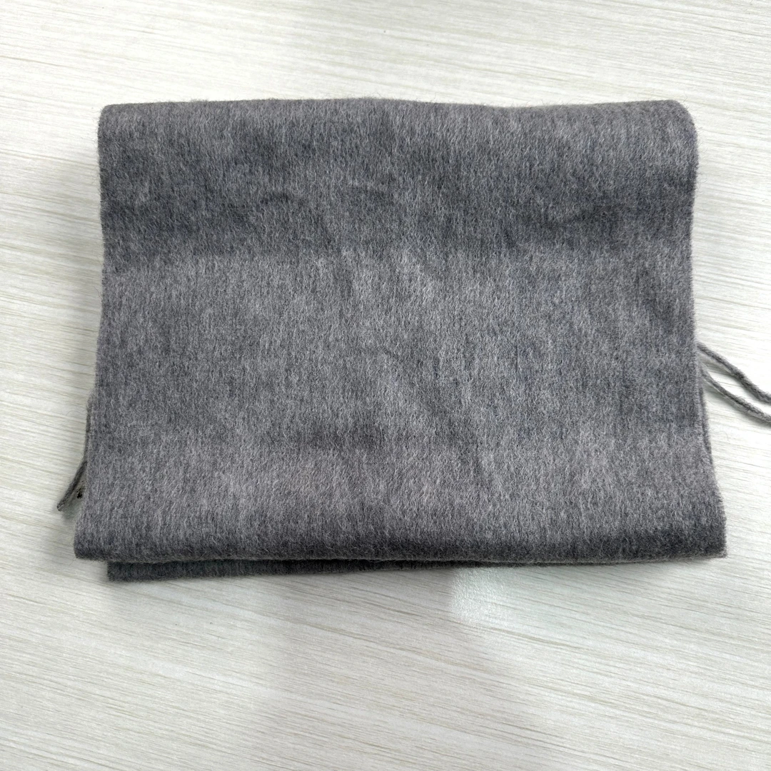 100羊毛小围巾流苏边宽30/长两米