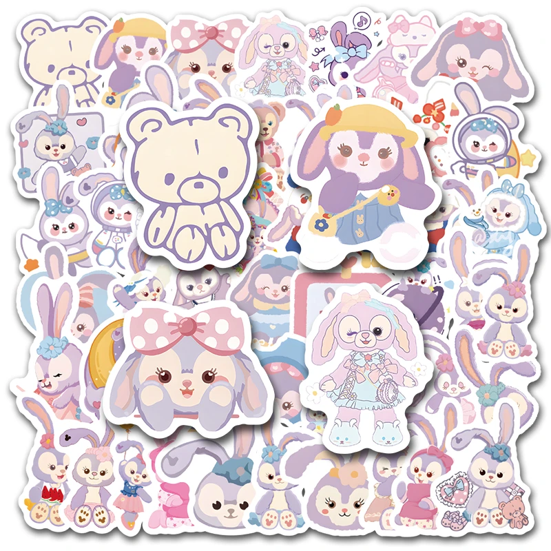 52张星黛露装饰贴纸礼品奖励玩具奶茶杯子包装贴贴画