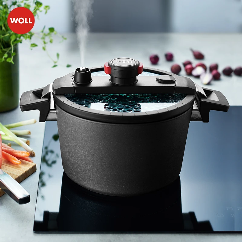 【粉丝福利】钻石QXR系列微压锅 WOLL德国进口不粘锅 煲汤炖肉