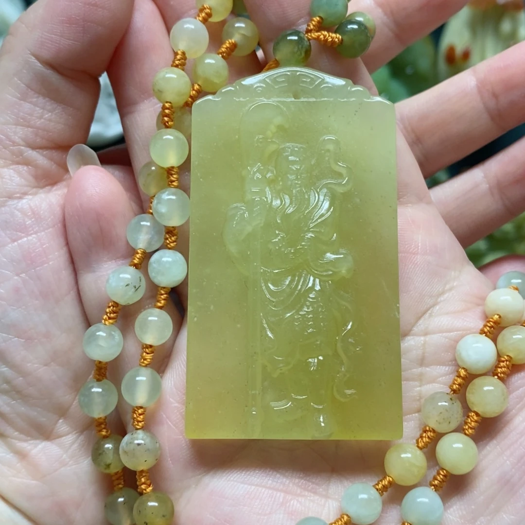 岫玉吊坠(赠链)未镶嵌