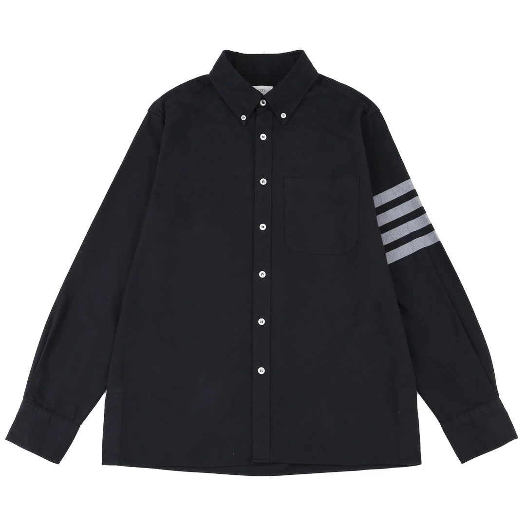 DITE迪特男款25秋时尚工装纯色纽扣宽松休闲百搭简约纯棉衬衣外套