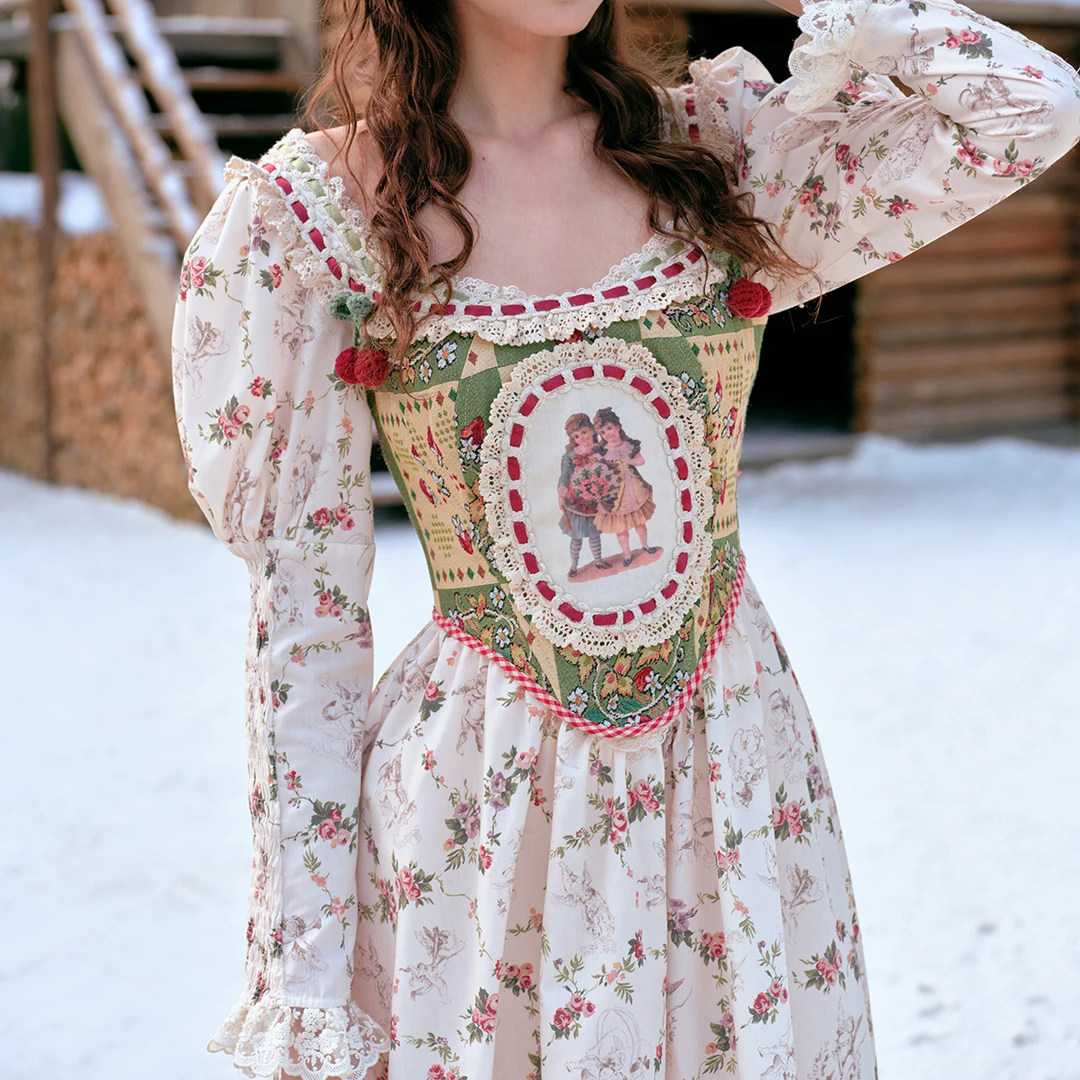 LaceMade大码女装 铃儿响叮当 法式田园鱼骨胸衣吊带上衣掐腰显瘦