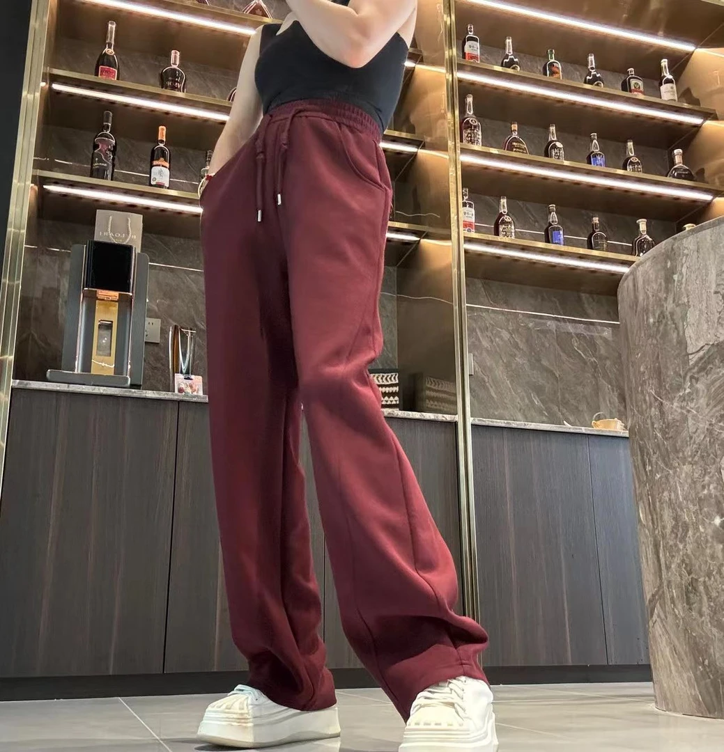 名港--【新氧伊力特】 春款 简约宽松抽绳休闲百搭 23844