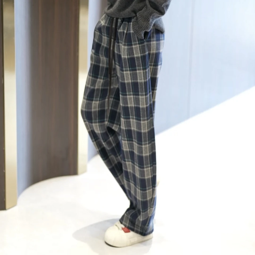 【格纹】冬款加绒加厚不臃肿 休闲裤 CY86153