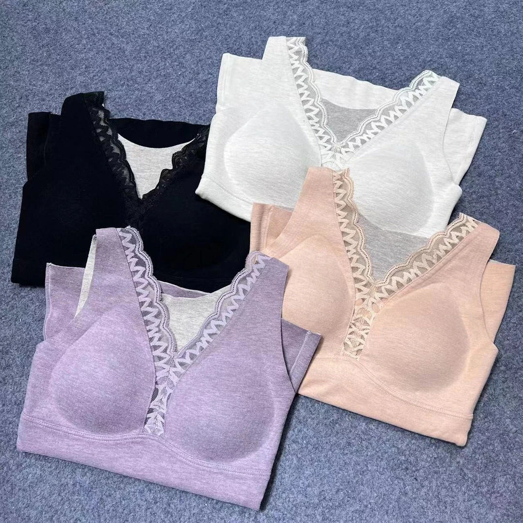 MINGGANG/名港X4022冬季羊绒羊毛桑蚕丝背心显瘦超暖和