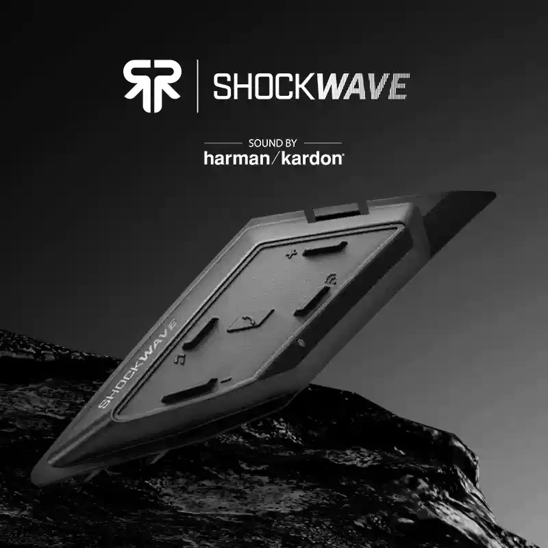 SHOCKWAVE罗宁头盔蓝牙耳机EOX内置harmonkardon头盔耳机防水