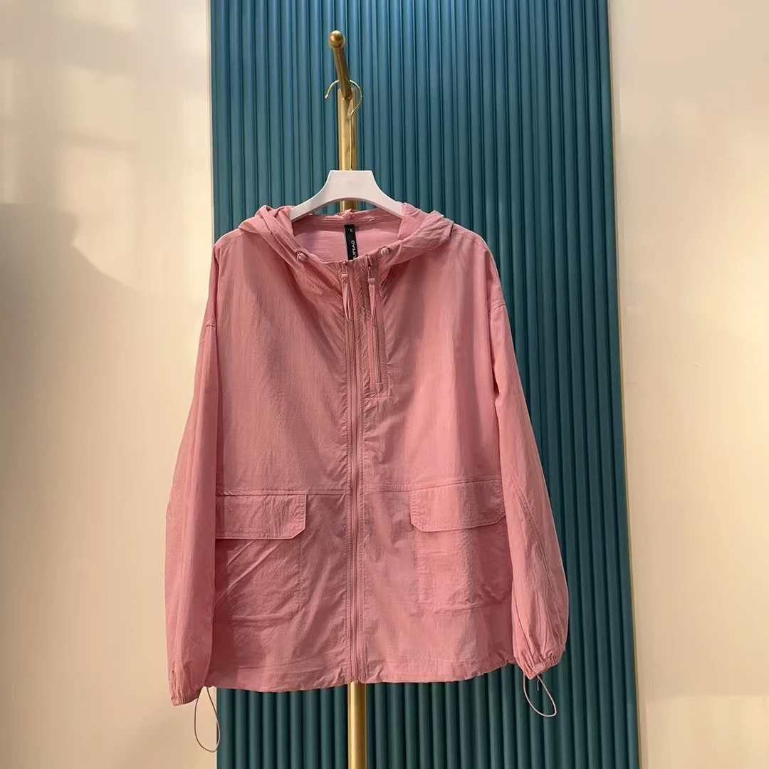 水淼/2025春季新款时尚舒适百搭长袖连帽外套  10646