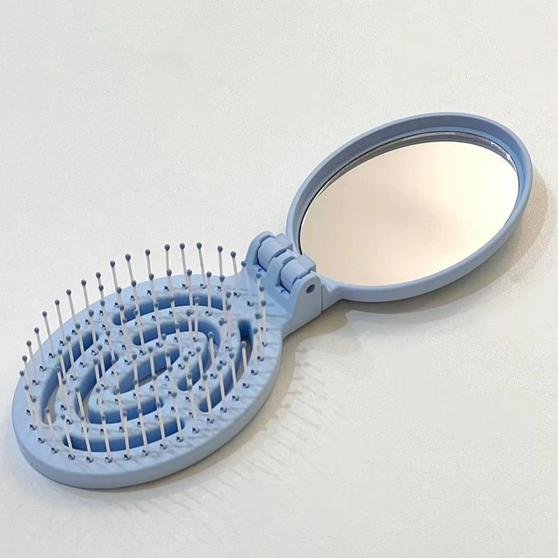 名创优品miniso三丽鸥草莓系列便携折叠镜梳套装玉桂狗美乐蒂梳子