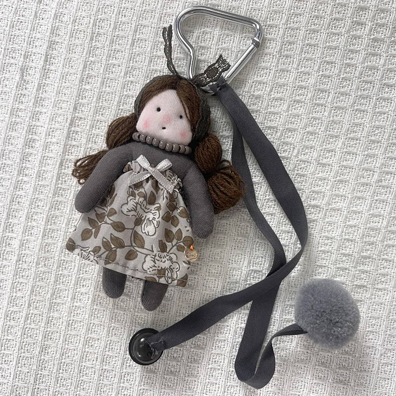 格米熊韩版秋冬新款挂件盘嘟嘟系列巨可爱手工款文艺复古钥匙扣