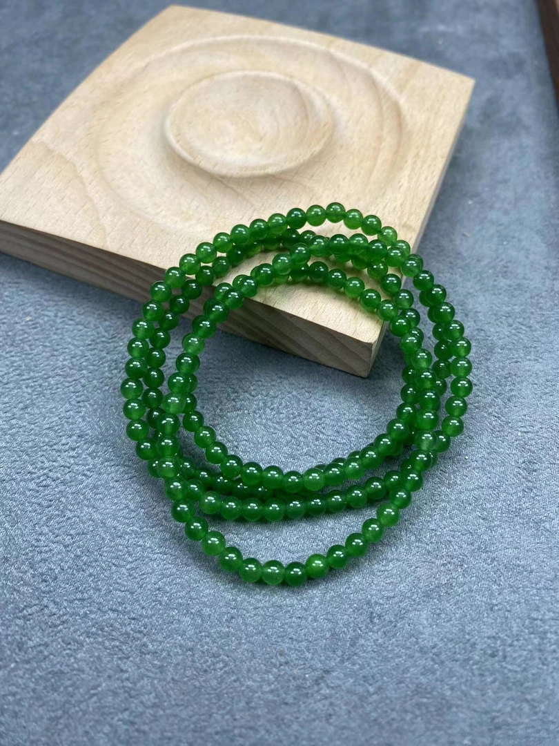 F95冰绿4mm项链经典精品时尚气质百搭情侣多样性发一