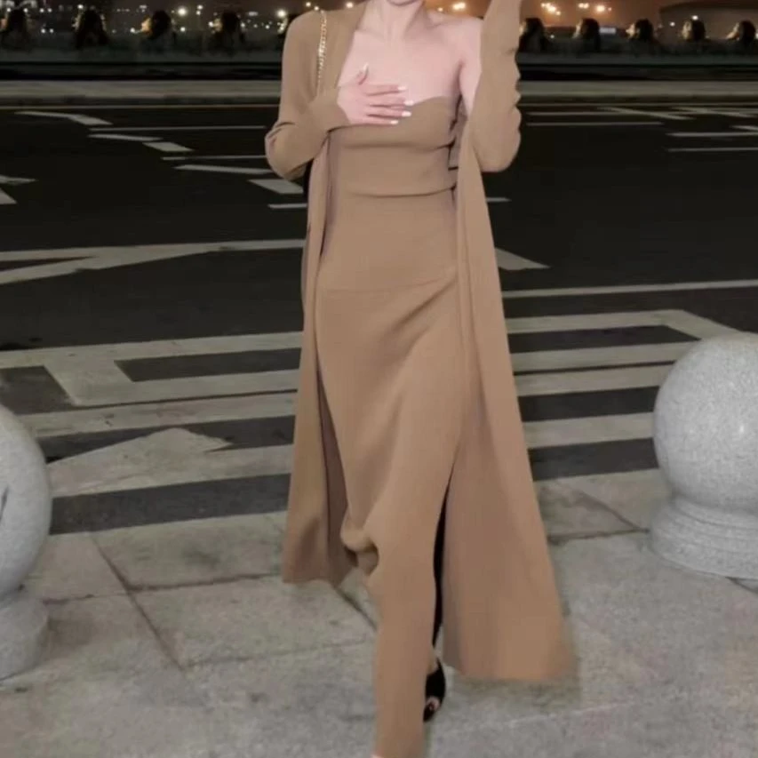 KIKI【麦瑟尔的周末】洋气气质飒气出街时尚套装