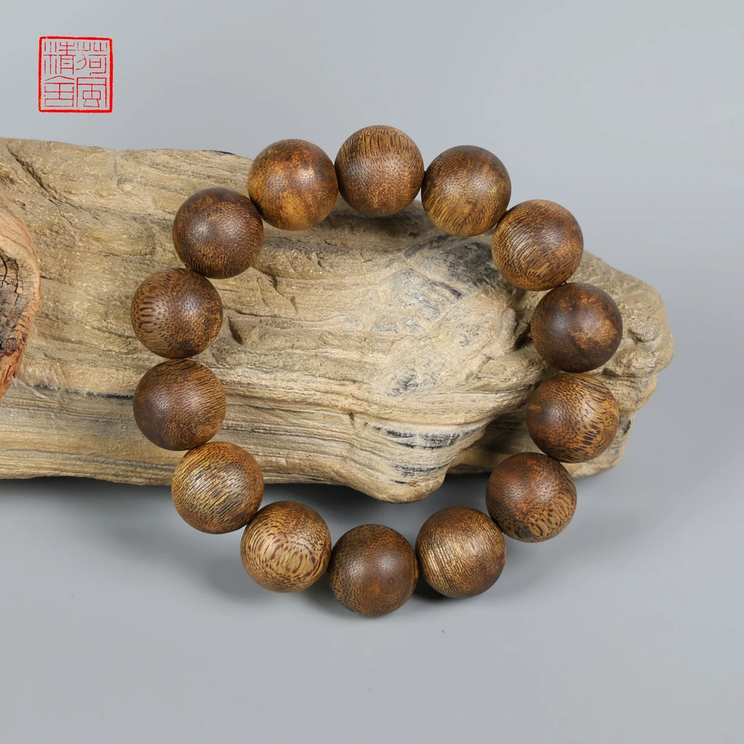 海南乌身九五分沉1.7单圈沉香手串-CX231