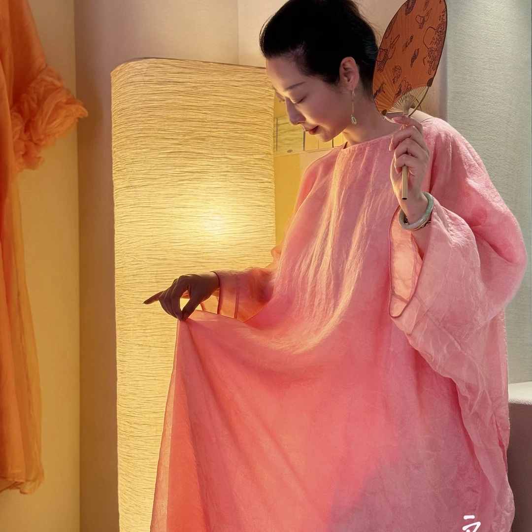 乌兰吉雅 原创设计高端女装雅妃长裙