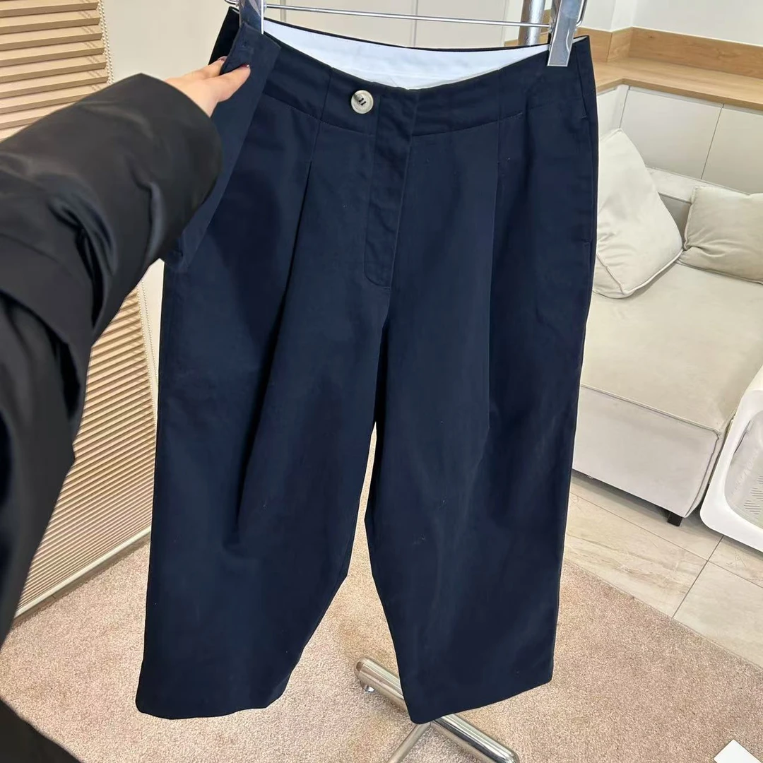 廓形强烈质感口袋裤