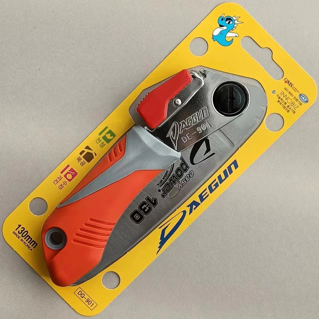 大建迷你130折叠手工锯 果树手锯 绿植伐木锯子 苗木修枝锯