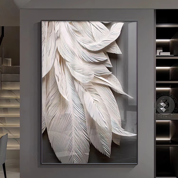 水沐新品羽你一生高级现代轻奢风格沙发背景客厅系列走廊端景生活