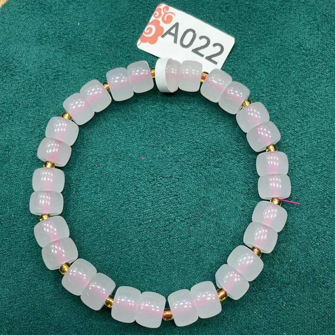 【高山流水】A022粉水晶8mm单圈手串百搭