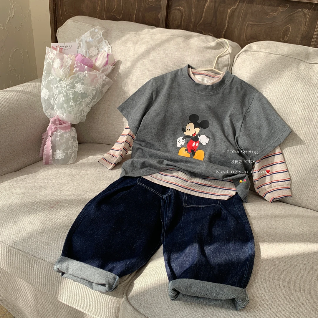 [夏款特价]K1007-米奇潮T（亲子T）