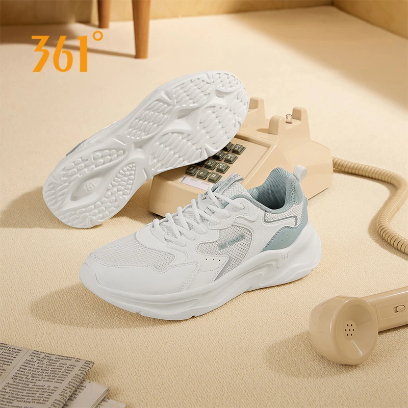 361°【可颂2】春秋厚网面透气情侣款休闲舒适百搭时尚运动老爹鞋