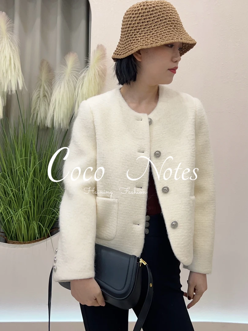 COCO NOTES【小香拉毛】高品质时尚洋气慵懒风宽松外套