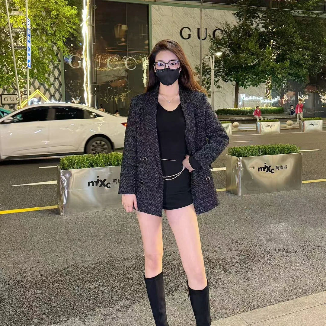 【大饼专属】设计师高端女装秋冬季外套新款时尚洋气显瘦