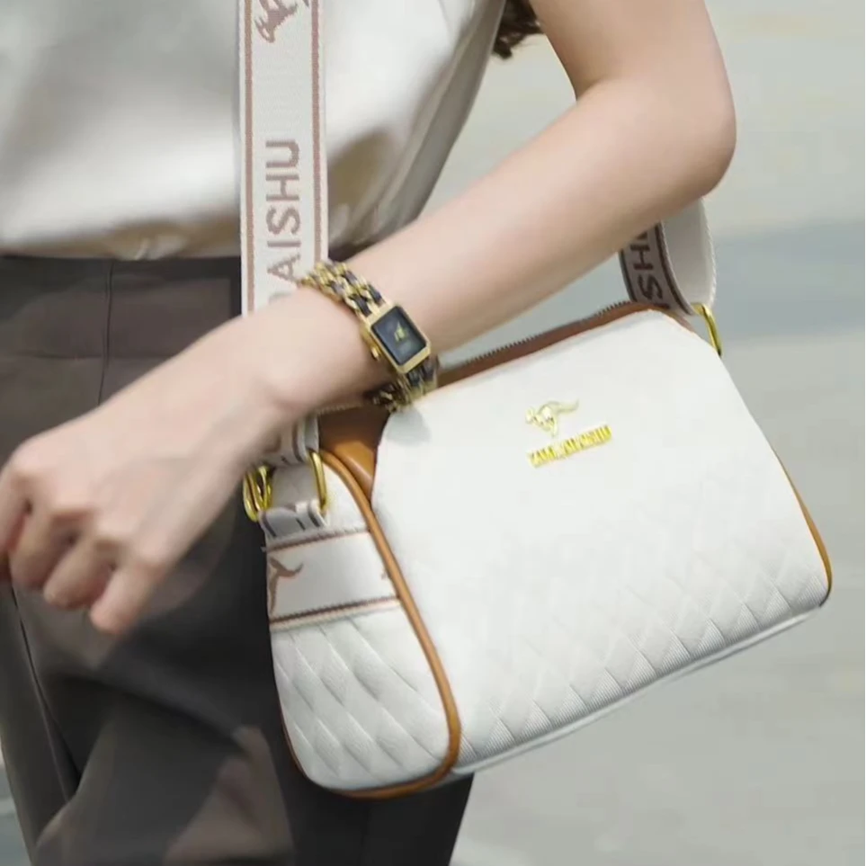 【当天发货】2024新款三层枕头包时尚春夏百搭单肩包斜挎圆筒筒女包