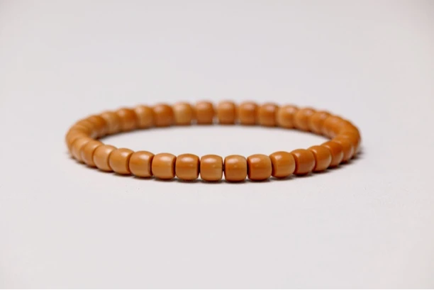 老挝核尖橄榄核核尖手串单圈6.0mm精工极限弧+三花+无白