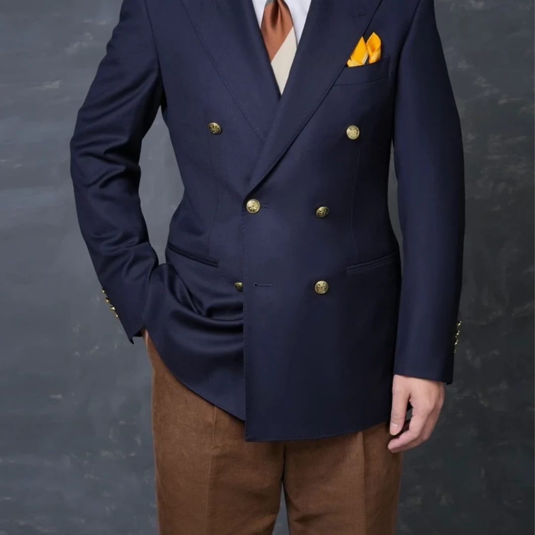 「张珍惜专属」意大利VBC男士西服布雷泽经典西服休闲修身商务职业