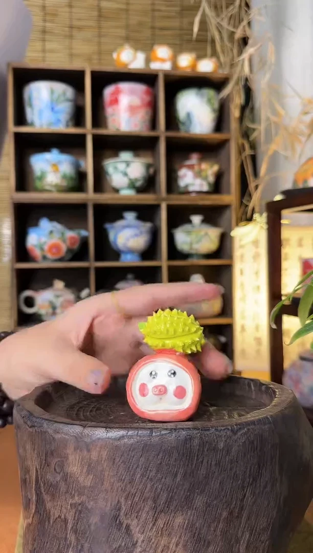 【闪购商品】景德镇手捏陶瓷小猪包