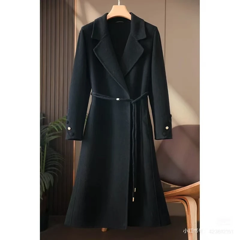 F10-4两色“羊毛”风衣大衣外套