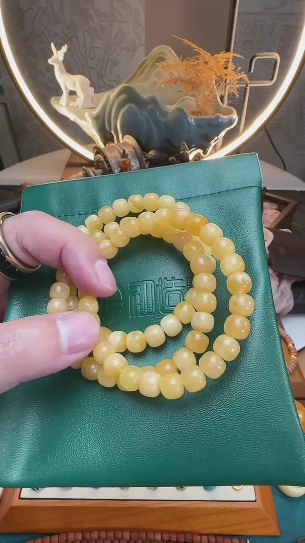 【闪购商品】琥珀珠宝奇石未镶嵌约7.7mm+（多样性发其一）