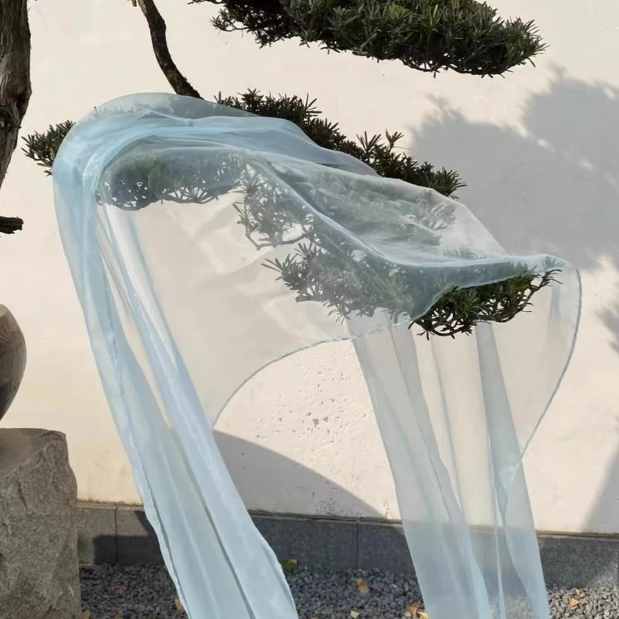 汉服披帛【如意纱】大放量舞蹈飘带多色女汉服配饰仙气百搭唐风